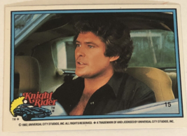 Knight Rider Trading Card 1982  #15 David Hasselhoff - £1.54 GBP
