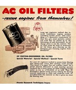 GM General Motors AC Oil Filters Advertisement 1955 DWS6E - $370.00 MXN