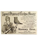 Rumsey Bros Ladies Boots 1894 Advertisement Victorian Footwear 3 ADBN1yy - $372.98 MXN