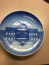 1970 B&amp;G Bing &amp; Grondahl Christmas Eve Plate Jule After Amalienborg Royal Palace - £31.67 GBP