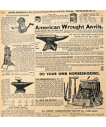 1901 Blacksmith Tools Anvils 1901 Repro Advertisement Sears Metalworking... - €21,33 EUR