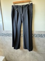 Dolce &amp; Gabbana Wool Dark Brown Straight Leg Trousers SZ IT 44 Italy NWOT - $256.41