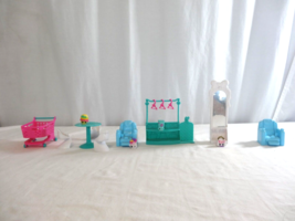 Shopkins Shopville Super Mall Shoppies Figures Acces Furniture and 4 Rare shopki - £16.35 GBP