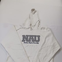 Vtg Champion Northern Arizona University Girl's White Hoodie Sweatshirt Size M image 15