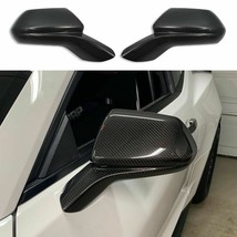 Real Carbon Fiber Mirror Cover Caps Overlay for 2016-2022 Chevy Camaro SS RS ZL1 - £81.21 GBP