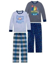 Eddie Bauer 4 pc Pajama Set  Explore the Great Outdoors  Boy s Sz S (7/8... - $368.85 MXN