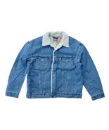 Levis Silver Tab Men Blue Stonewash Relaxed Fit Denim Jean Sherpa Trucke... - $65.79