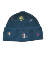 Polo Ralph Lauren Wildlife Duck Multi Embroidered Logo Mallard Beanie Winter Hat - £62.69 GBP