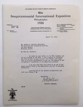 Sesquicentennial International Exposition Doc. 1926 About Longfellow Bir... - £15.96 GBP