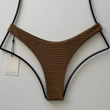 Acacia Swim OSLO Bikini Bottom - Bear Dual Ribbed - Minimal Coverage - Medium - $119.00