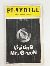 1997 Playbill Union Square Eli Wallach in Visiting Mr. Green by Jeff Baron - £11.18 GBP
