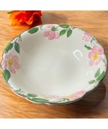 Vtg Franciscan Pottery USA Desert Rose Round Vegetable Serving Bowl Cott... - $38.12 CAD