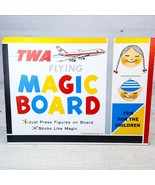 TWA Vintage Flying Magic Board Children’s Peel &amp; Stick Vinyl Game Toy  8... - £15.39 GBP