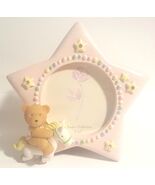 Pink Baby Photo Frame w/ Teddy Bear  (1) - Party Supplies - $3.27