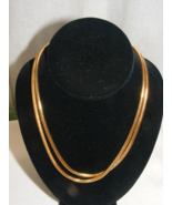 Vintage Monet Gold Tone Necklace 36&quot; Opera Length - $43.55