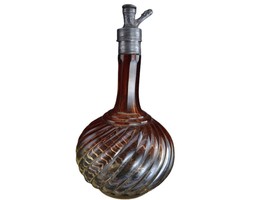 c1870 Baccarat Gelle Freres Barber Bottle Rose Tiente Rare - £198.63 GBP