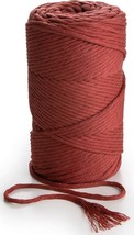 Macrame Cord Cotton Rope 3 mm 1 8 in 153 yd 1 PLY Super Soft Cotton Sing... - $45.61