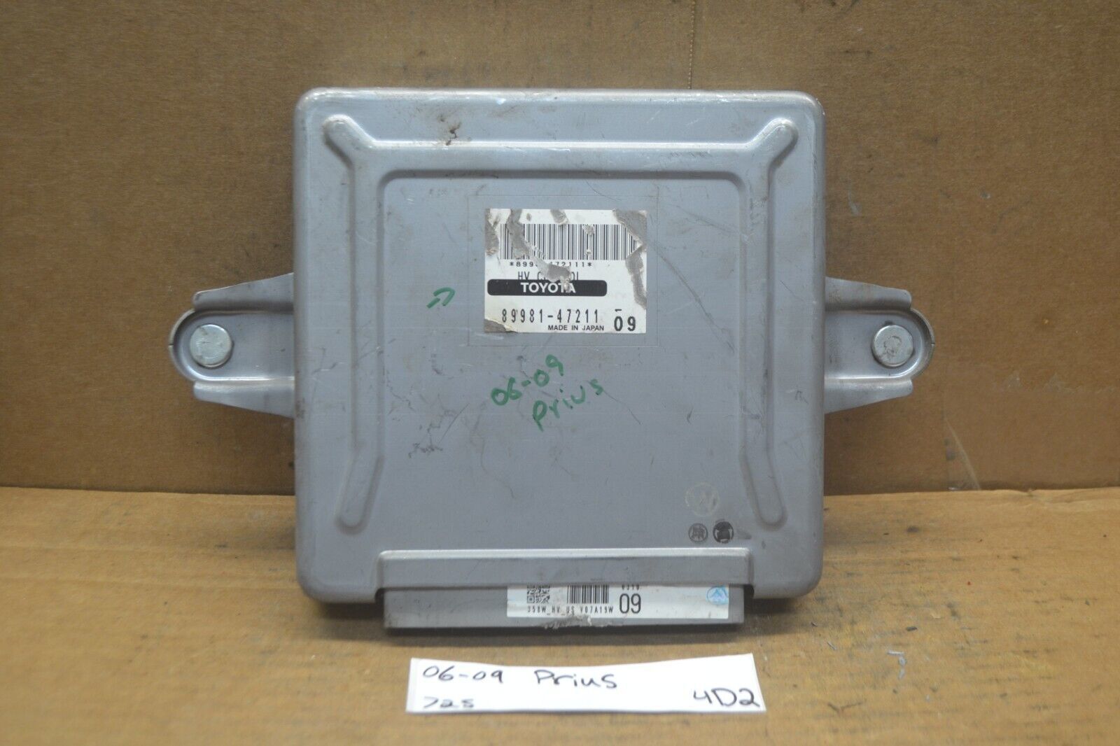 2006-2009 Toyota Prius Hybrid Vehicle Cont Unit 8998147211 Module 725-4d2 - $7.99