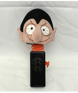 Vintage Halloween pop-up laughing vampire toy plush head plastic spring ... - $10.00
