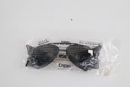 Deadstock Vintage 80s High Impact Protector Aviator Sunglasses Glasses Black USA - £36.98 GBP