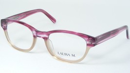 Laura M. LAU1300 2 Pink /CLEAR /LIGHT Tan Eyeglasses Glasses Frame 48-19-135mm - $59.40