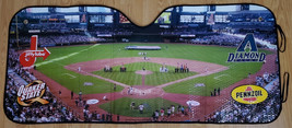 Arizona Diamondbacks Car Auto Winshield Sun Shade 2003 SGA Jiffy Lube NE... - $16.99