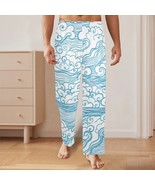 Men&#39;s Cloud Lines Chinese Pattern Pajama Trousers without Pockets - £31.86 GBP