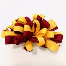 Florida State University FSU Seminoles Vtg. Handmade Hair Barrette Garnet &amp; Gold - £10.01 GBP