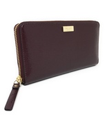 Kate Spade Bixby Place Neda Mulled Wine Patent Leather Wallet - NWT - $1... - $75.39 CAD
