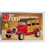 AMT 1:25 1929 Ford Woody Pickup Model Kit #6518 Open Box 1987 - $27.71