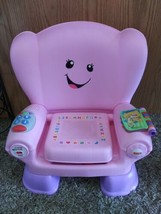 Fisher-Price Laugh &amp; Learn Smart Stages Pink Chair W/Remote And Flip Book  - £31.57 GBP