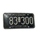 Vintage License Plate Missouri 1981 Black Metal America Only 5 numbers! - $47.50