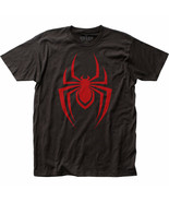 Marvel Comics Ultimate Spider-Man Miles Morales Symbol T-Shirt Black - £25.14 GBP+