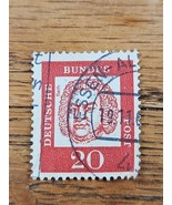 Germany Stamp Johann Sebastian Bach 20pfg Used Circular Cancel 829 - $1.35 CAD