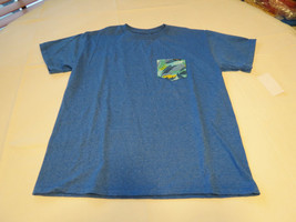 Boys youth O&#39;Neill surf skate M Burner T shirt Youth TEE SBZ blue hthr SU6218401 - $15.14