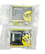 Set of 2 Epson 127 Yellow DuraBrite Ultra Ink NIP - £17.36 GBP