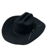 George Bailey Western Stampede Hat Size M (7 1/8") Black 100% Wool USA Made - $74.25