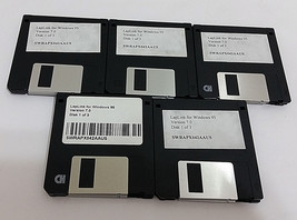 Wholesale Lot Laplink For Windows 95 3.5” Floppy Disks 5 Sets Of 3 Diskettes - £34.41 GBP