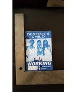DESTINY&#39;S CHILD / BEYONCE  - VINTAGE ORIGINAL CONCERT TOUR CLOTH BACKSTA... - $10.00