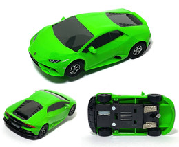 1pc 2022 Micro Scalextric 9V Ho Slot Car Lime Green Lamborghini Evo Set-Only A++ - $32.99