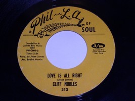 Cliff Nobles Love Is All Right The Horse 45 RPM Record Phil L.A. Of Soul Label - £12.01 GBP