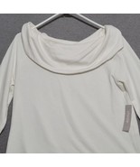 Chicos Zenergy Women’s Blouse Sz 0 Brushed Fleece Tunic Bateau Neckline ... - $48.86