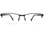 Robert Mitchel Eyeglasses Frames RMXL6001 BK Rectangular Half Rim 59-18-150 - $55.88