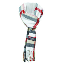 White Black Plaid Cashmere Scarf Scarves Scotland Mens Womens - $13.98