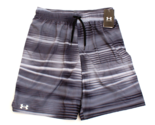 Under Armour Black &amp; Gray Brief Lined Volley Swim Shorts Trunks Men&#39;s L - $59.39