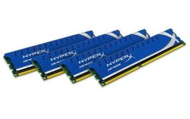 Kingston Technology HyperX 16 GB Kit (4x4 GB Modules) 16 Quad Channel Kit 1600 ( - $292.05
