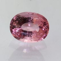 Pink Tourmaline Faceted 10.9x8.5 Oval Untreated VS Clarity Gemstone 3.87 carat - £129.53 GBP