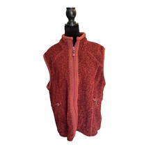 Woolrich Wineberry Heather Maroon Red Vest Women Size XL Comfortable Fall Autumn - £5.61 GBP