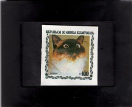  Tchotchke Frame Stamp Art - Collectible Postage Stamp -Birman Cat - $7.99