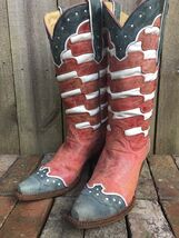 Ladies Corral Boots A2515 ~ USA Flag ~ Red, White &amp; Blue - $285.00